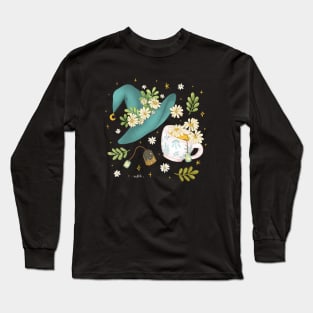 Chamomile Witch Tea Long Sleeve T-Shirt